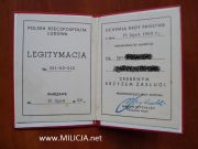 Legitymacja Srebrny Krzyż Zasługi